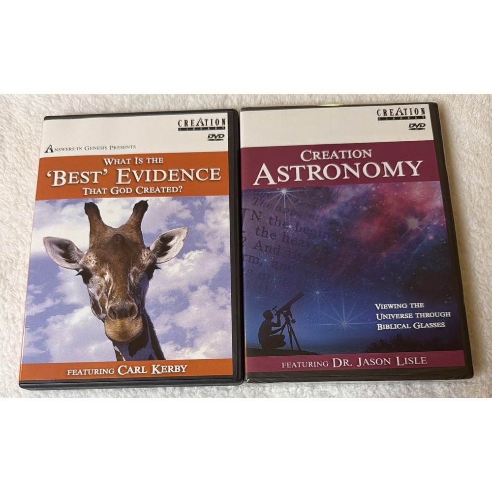 Creation Library Series Dvd Creation Astronomy Best Evidence Kerby Lot Of 2